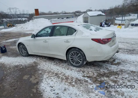 2020 Infiniti Q50 Luxe Awd из США, поврежденный, VIN JN1EV7AR1LM253308